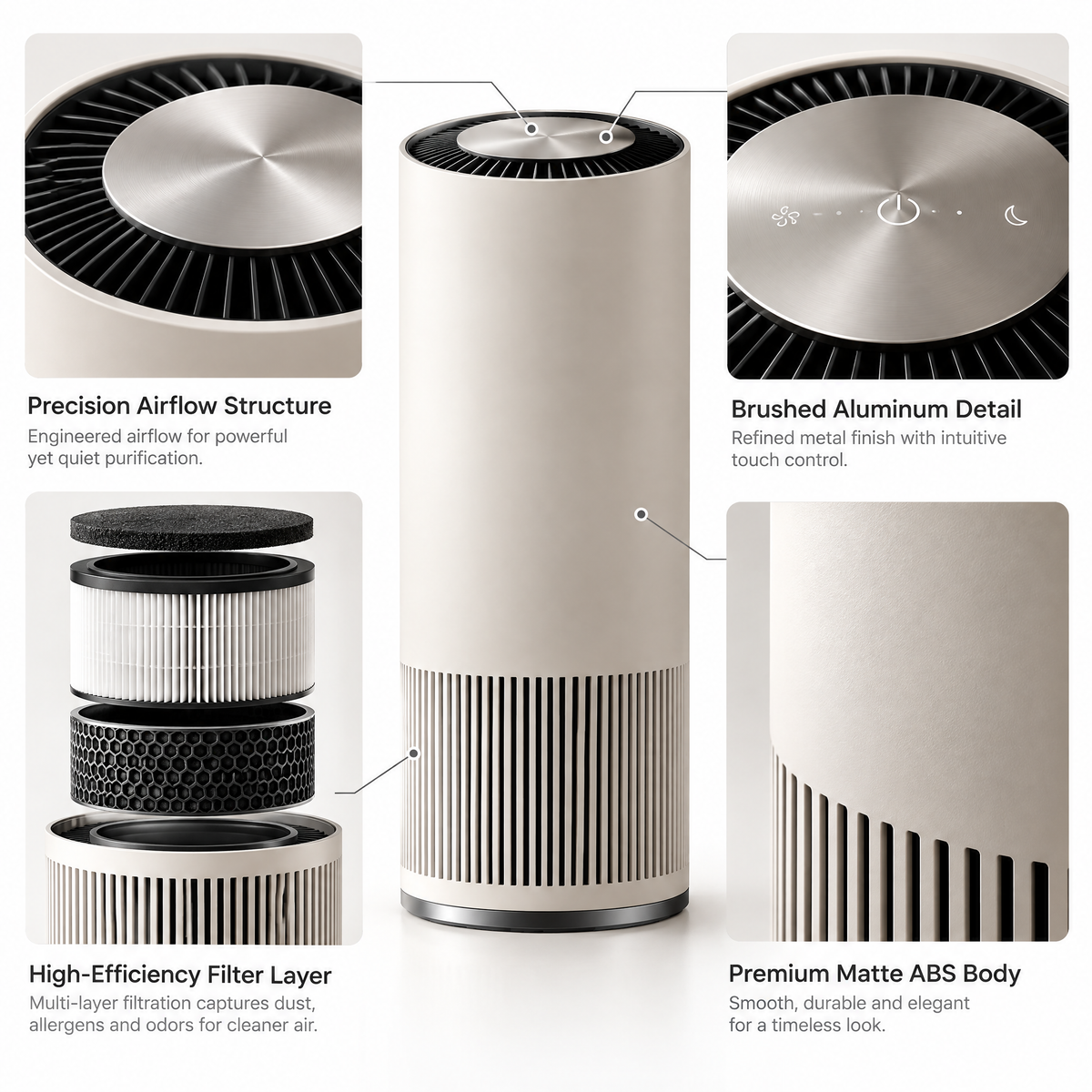Norvessan™ Tower Air Purifier