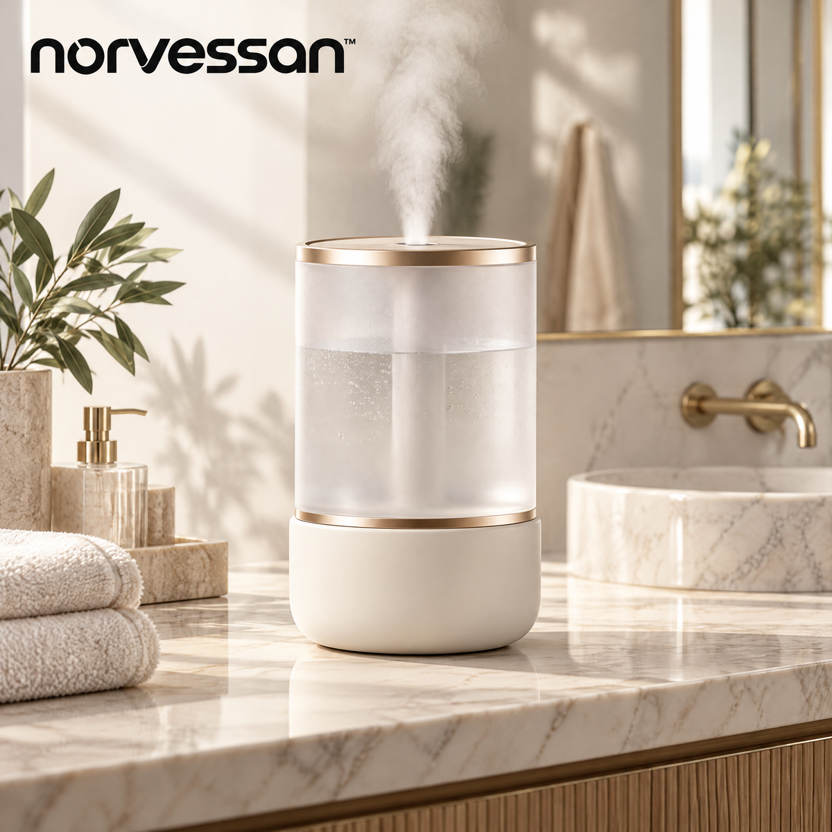 Norvessan™ Clear Tank Ultrasonic Humidifier