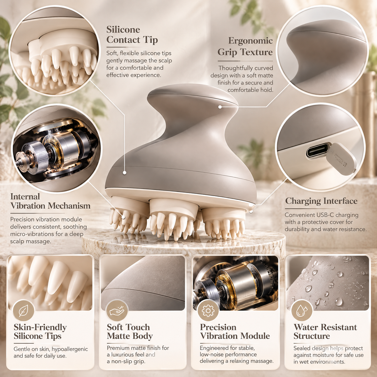Norvessan™ Electric Scalp Massage Brush