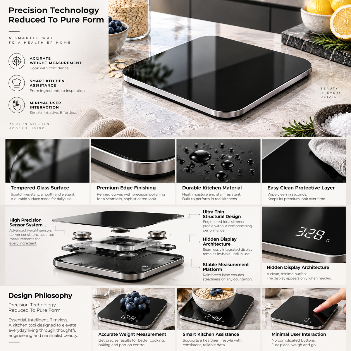 Norvessan™ Digital Kitchen Scale