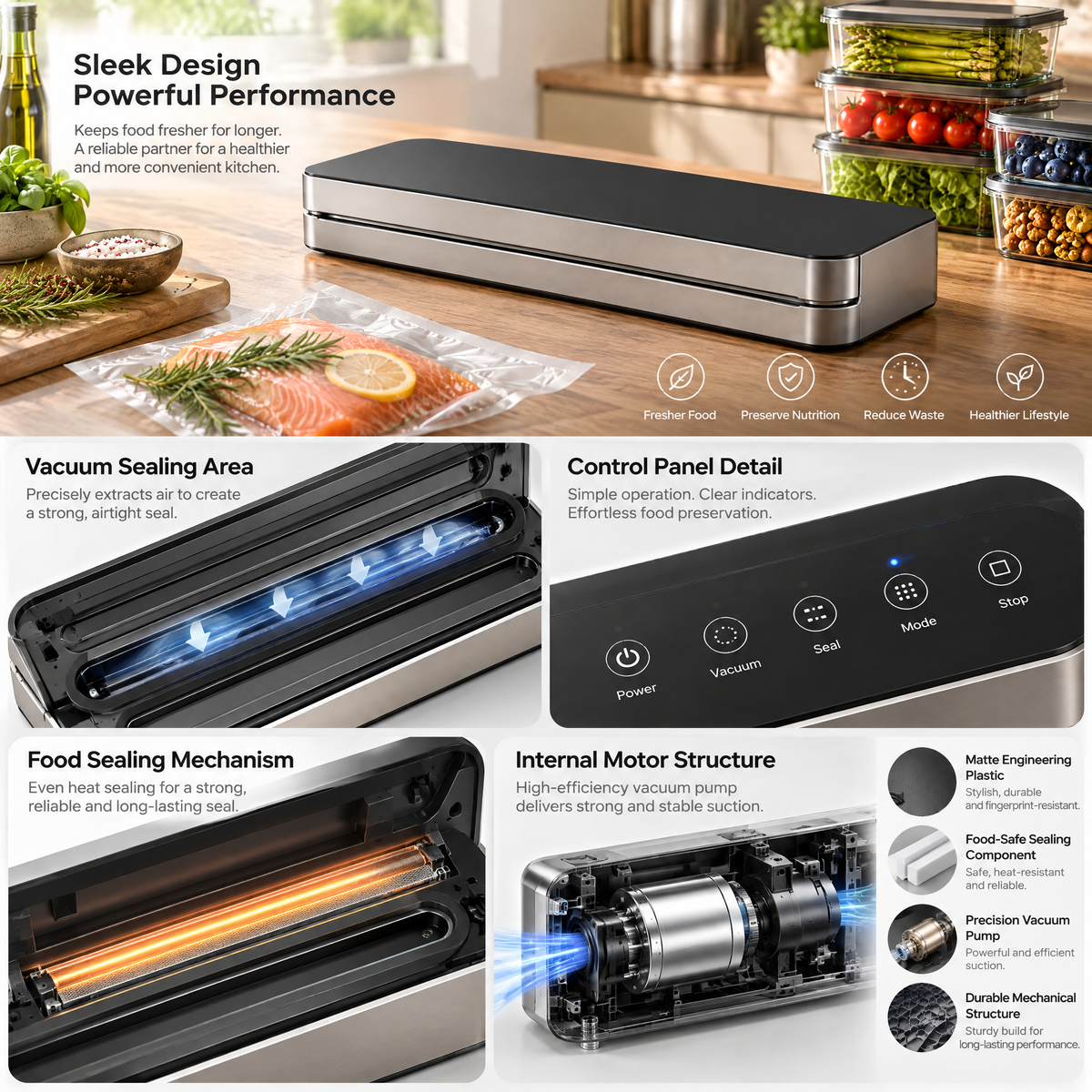 Norvessan™ Automatic Vacuum Sealer