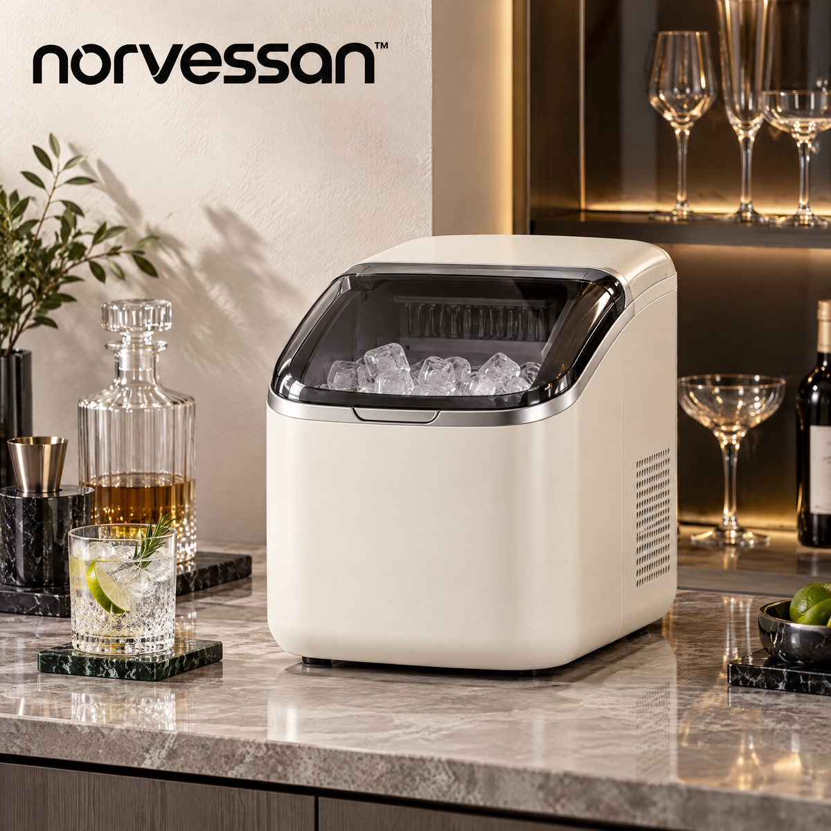 Norvessan™ Countertop Ice Maker