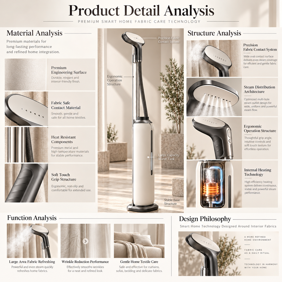 Norvessan™ Upright Fabric Steamer