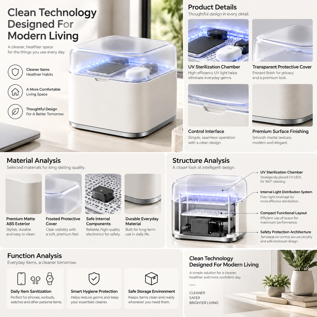 Norvessan™ UV Sanitizing Storage Box